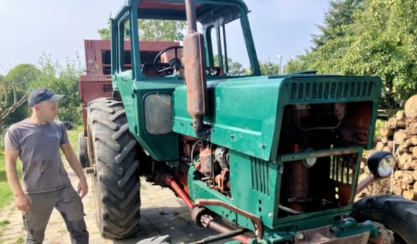 В Германии нашли угнанный трактор «Беларус» – воры перекрасили его В Германии нашли угнанный трактор «Беларус» – воры перекрасили его