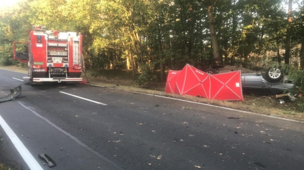 Белорус на BMW влетел в дерево и погиб в Польше